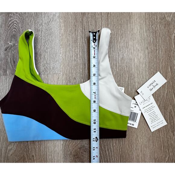 L Space x Tessa Brooks|Revolve|New Heights Top|Beige/Green/Brown|NWT|SZ M - Picture 6 of 7